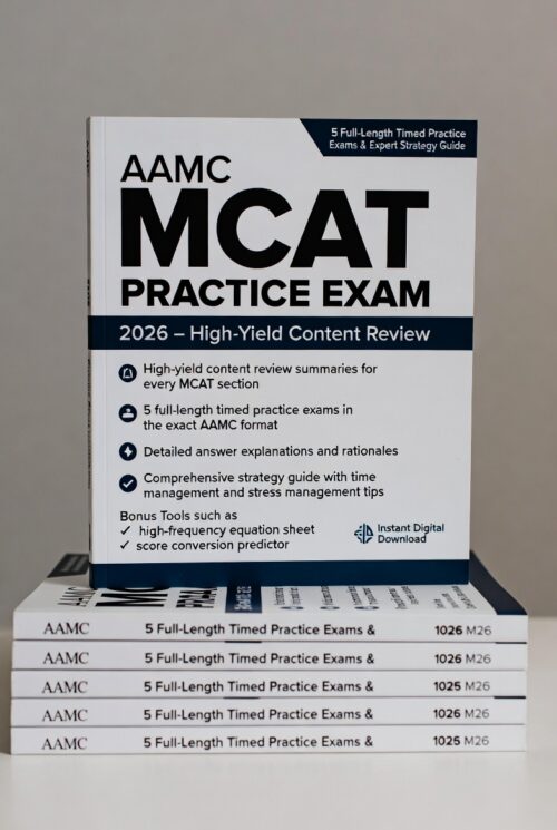 2026 MCAT! 5 full-length timed AAMC-style exams