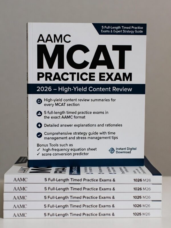 2026 MCAT! 5 full-length timed AAMC-style exams