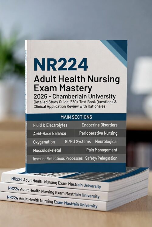 NR224 Adult Health at Chamberlain in 2026