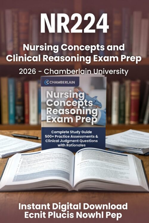 NR224 Clinical Reasoning at Chamberlain 2026