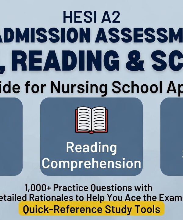 2026 HESI A2! Comprehensive Math, Reading & Science