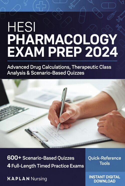 HESI Pharmacology 2026! Advanced drug calculations