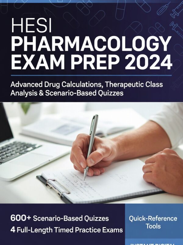 HESI Pharmacology 2026! Advanced drug calculations