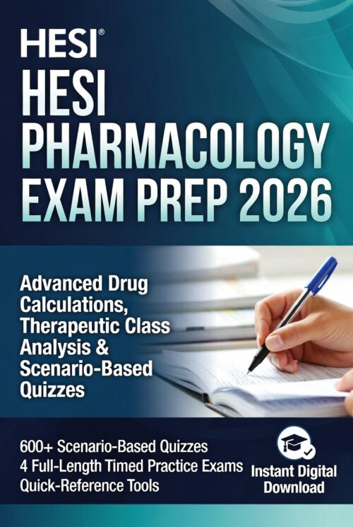 HESI Pharmacology 2026! Advanced drug calculations