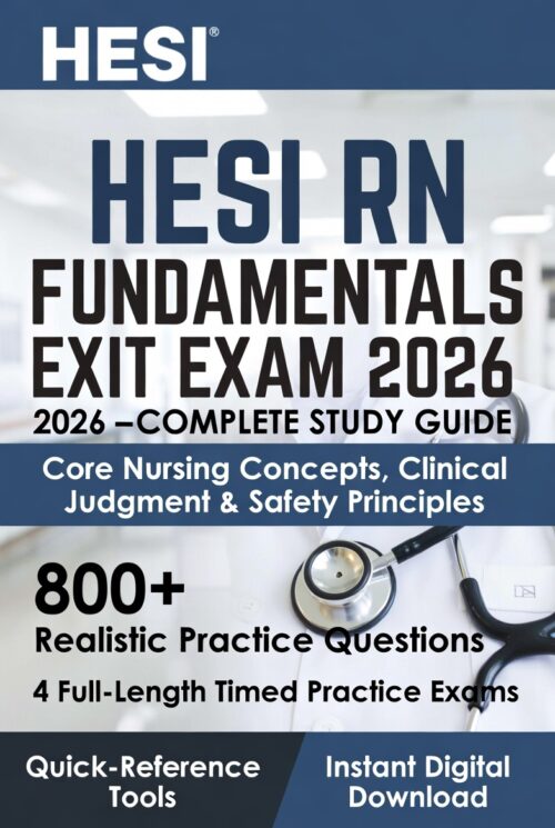 2026 HESI RN Fundamentals Exit! Core concepts