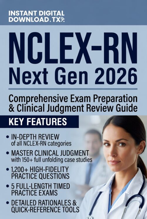 2026 Next Gen NCLEX-RN! Comprehensive review