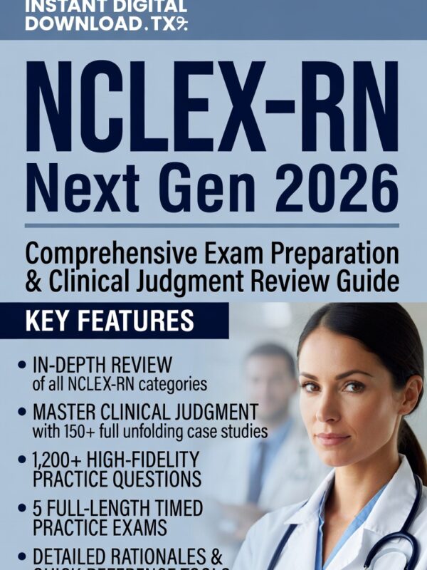 2026 Next Gen NCLEX-RN! Comprehensive review