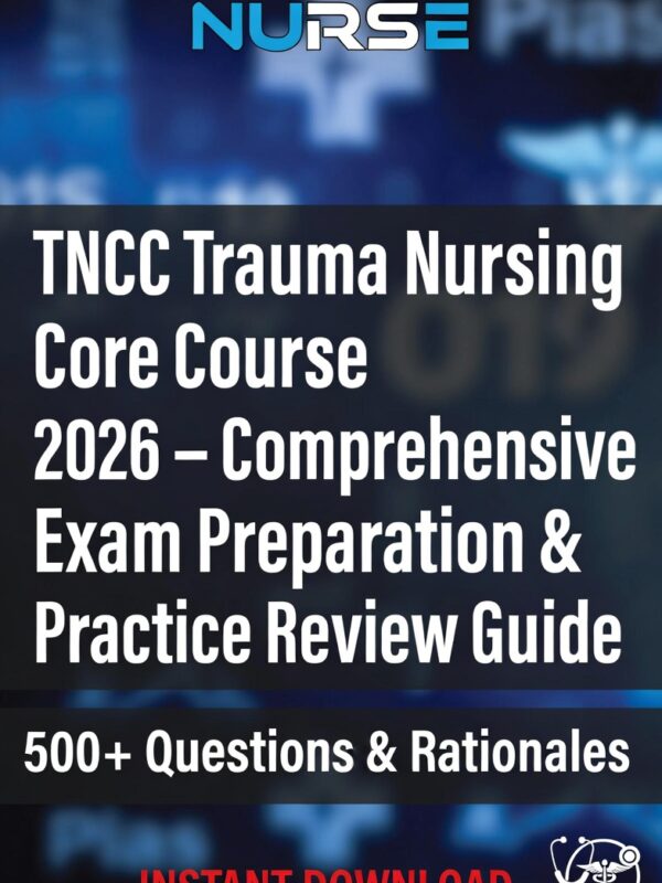 TNCC 2026! Comprehensive review + 500+ practice questions
