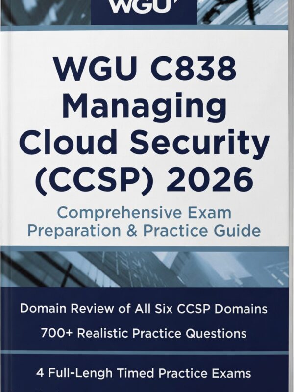 WGU C838 in 2026