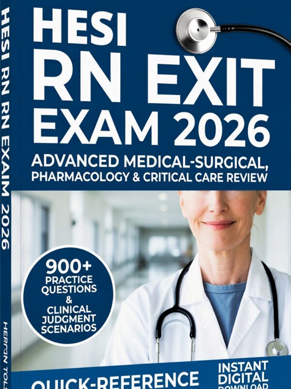 HESI RN Exit sections in 2026