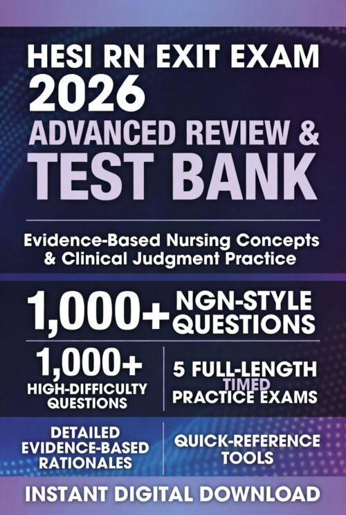 2026 HESI RN Exit! Advanced evidence-based review