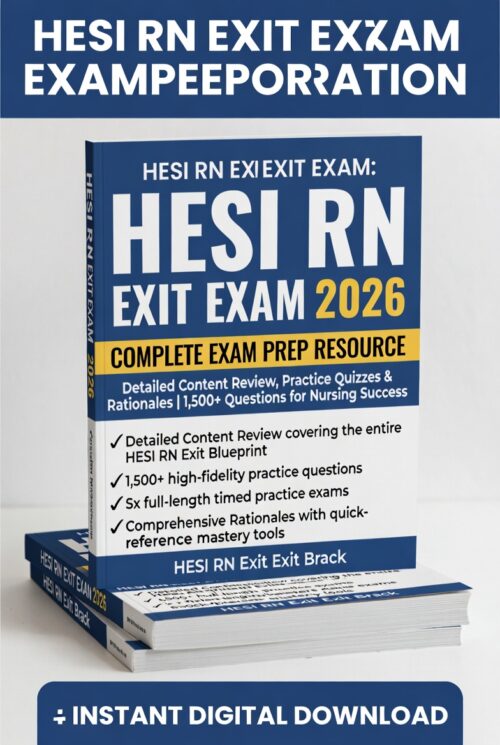 2026 HESI RN Exit prep