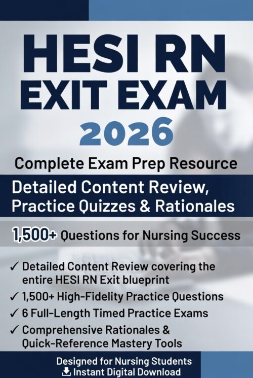 2026 HESI RN Exit prep