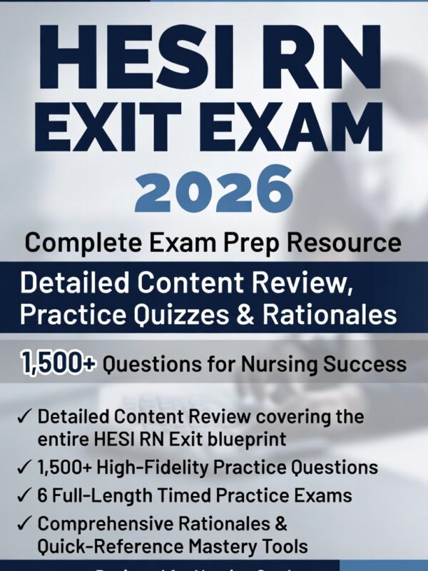 2026 HESI RN Exit prep