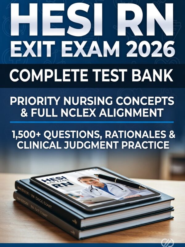 2026 HESI RN Exit test bank