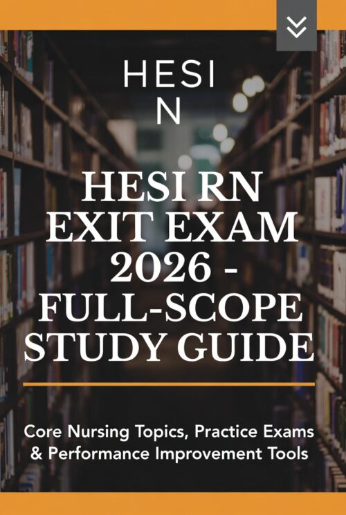 2026 HESI RN Exit success package