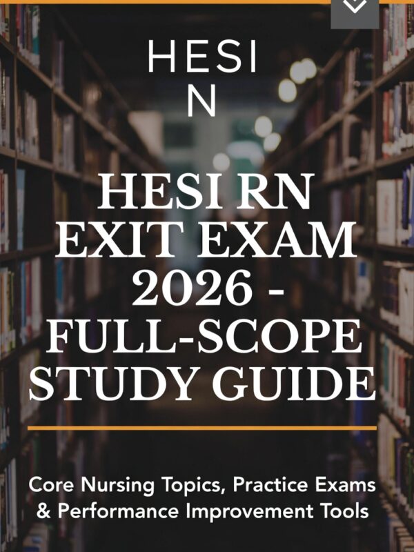 2026 HESI RN Exit success package