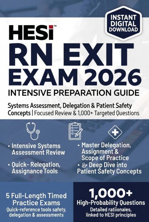 2026 HESI RN Exit focus