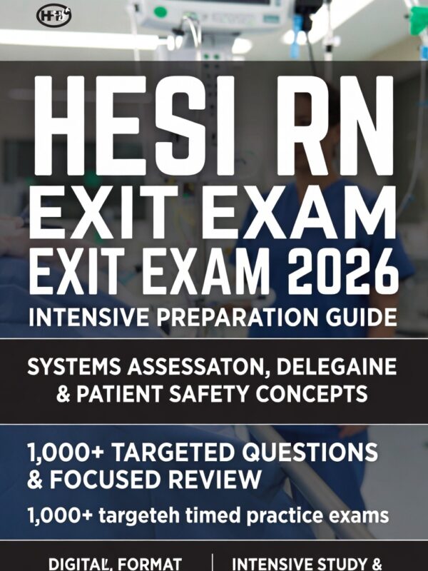 2026 HESI RN Exit safety mastery