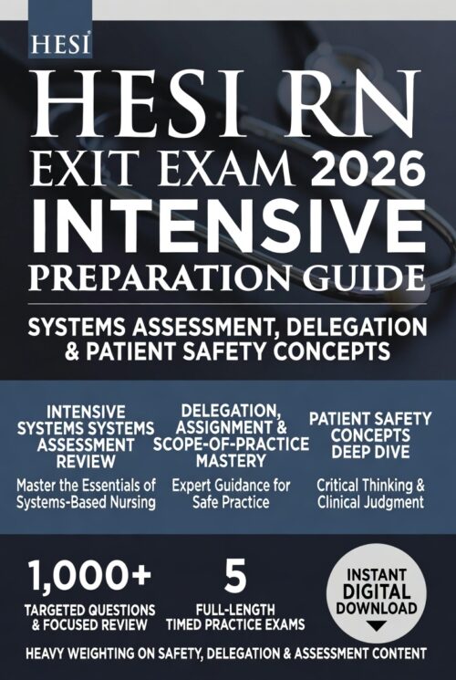 2026 HESI RN Exit safety mastery
