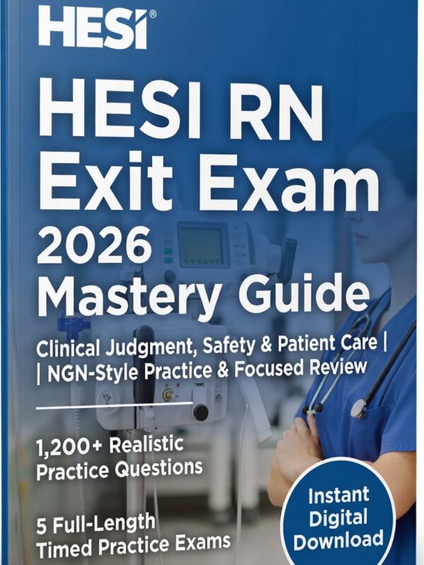 2026 HESI RN Exit mastery