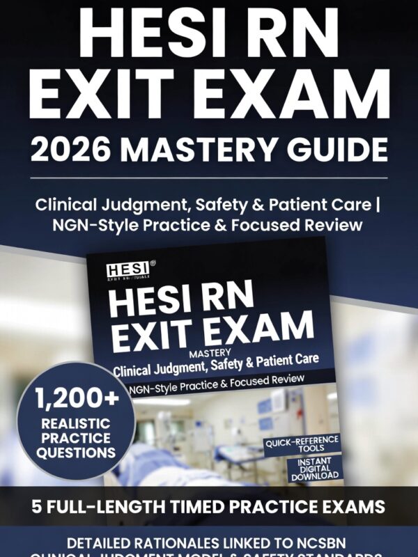 2026 HESI RN Exit mastery