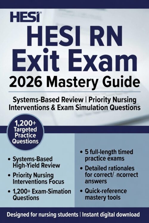 2026 HESI RN Exit mastery