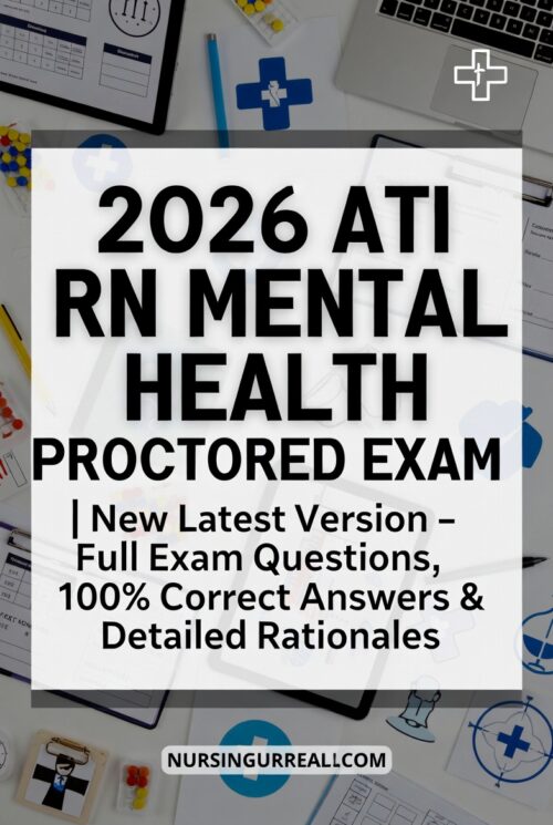 2026 ATI RN Mental Health Proctored Exam