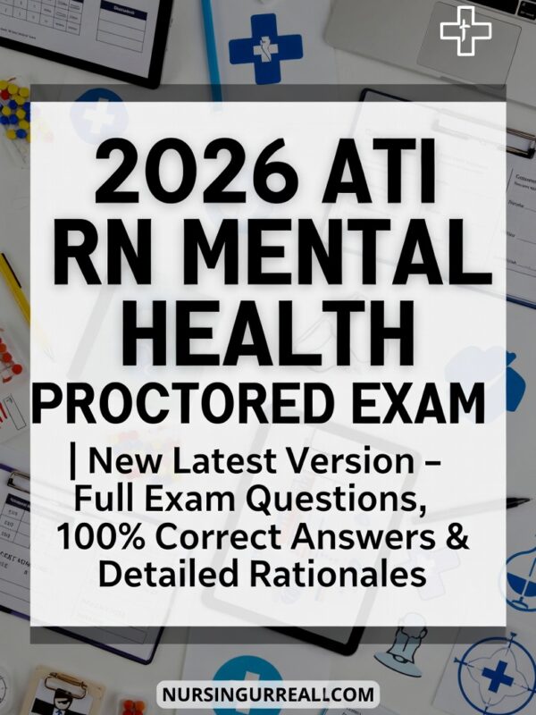 2026 ATI RN Mental Health Proctored Exam