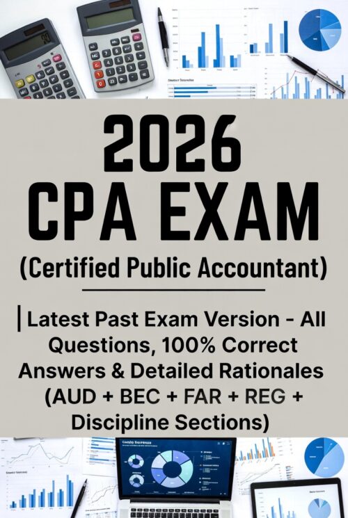 2026 Certified Public Accountant Exam New Latest Version