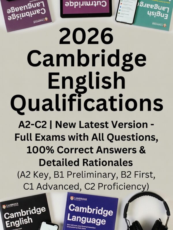 2026 Cambridge English A2–C2 Exams