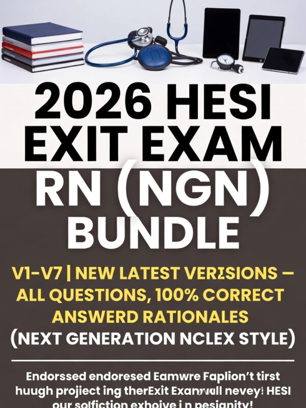 2026 HESI Exit Exam (NGN)