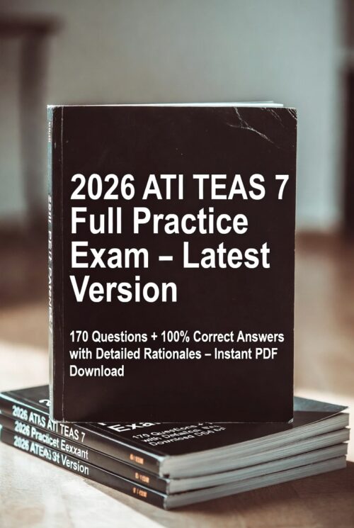 2026 ATI TEAS 7! Full 170-question mock exam