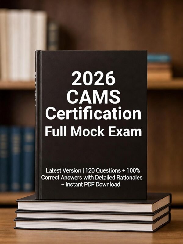 2026 CAMS exam first time