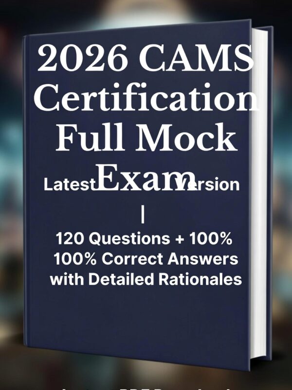 2026 CAMS exam first time