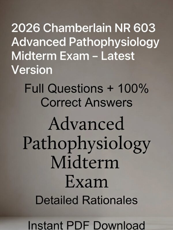 2026 Chamberlain NR 603 midterm