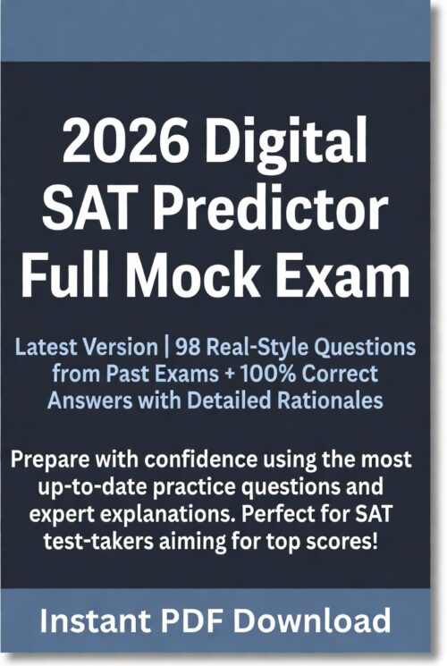 2026 Digital SAT score accurately
