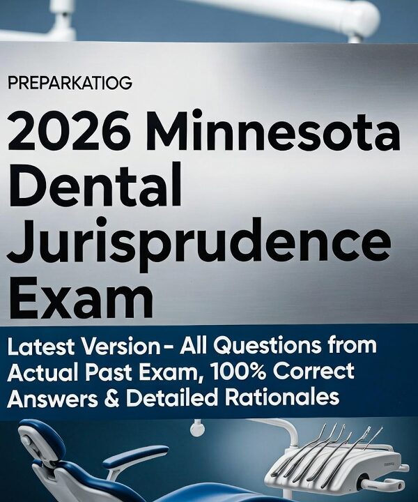 2026 Minnesota Dental Jurisprudence Exam