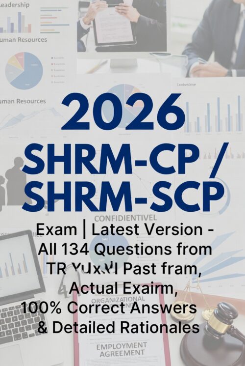 2026 SHRM-CP / SHRM-SCP Exam