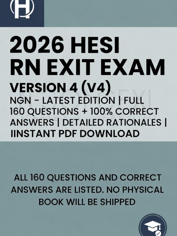 2026 HESI RN Exit V4 NGN