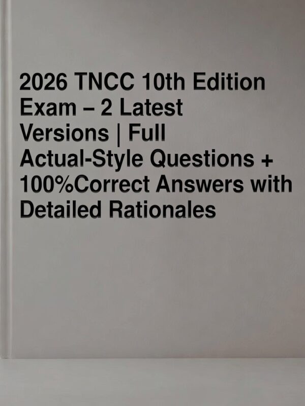 2026 TNCC 10th Edition exam first time