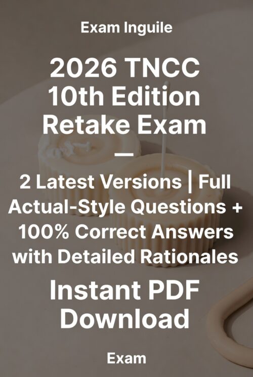 2026 TNCC 10th Edition retake
