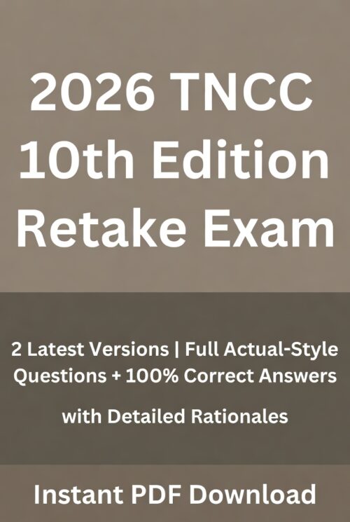 2026 TNCC 10th Edition retake