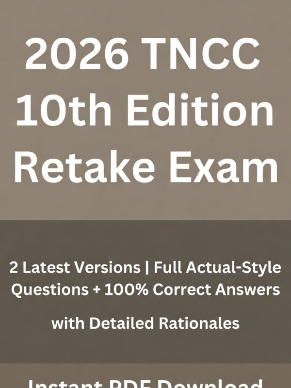 2026 TNCC 10th Edition retake