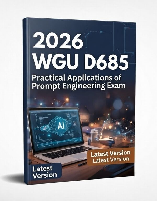 2026 WGU D685 Prompt Engineering Exam