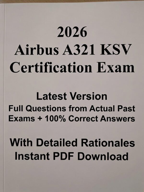2026 Airbus A321 KSV exam