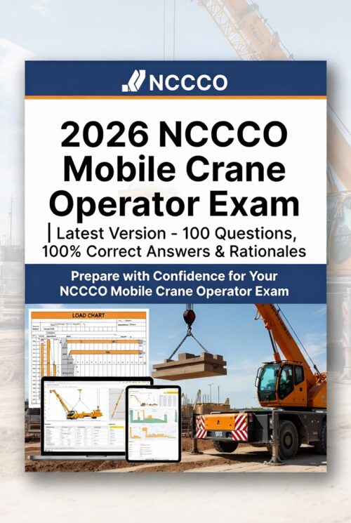 2026 NCCCO Mobile Crane Operator Exam
