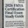 2026 FMVA Final Exam