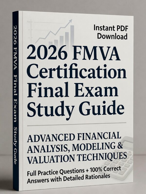 2026 FMVA Final Exam