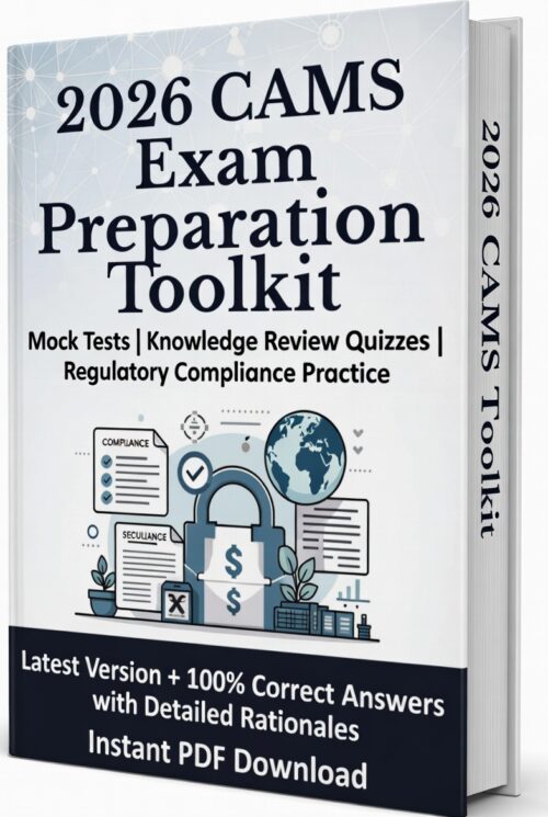 2026 CAMS exam! 3 full mock tests